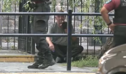 El taxista, completamente borracho