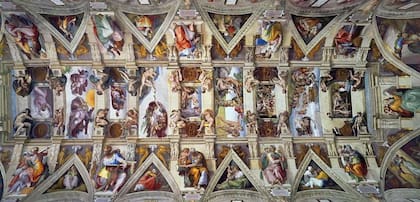 El techo de la Capilla Sixtina