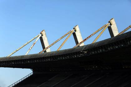 El techo de las plateas del José María Minella sufre un deterioro que requerirá un fuerte desembolso