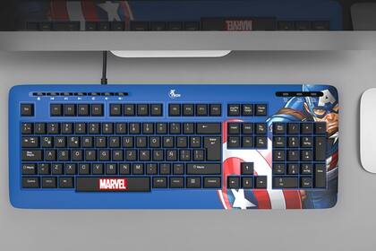El teclado del Capitán América