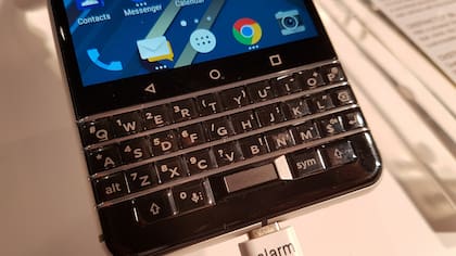El teclado del nuevo BlackBerry KEYone