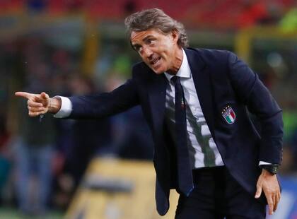 El técnico de Italia, Roberto Mancini, y un récord que dará que hablar