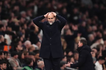 El técnico de Tottenham Igor Tudor durante el partido contra Crystal Palace en la Premier League