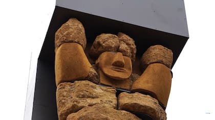 El telamón de 8 metros, que se erige en Sicilia, sostenía el arquitrabe del templo de Zeus Olímpico