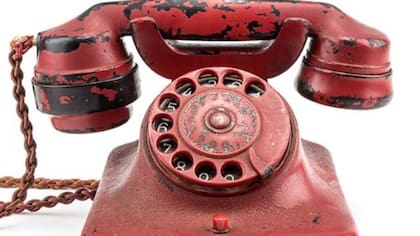 El teléfono de Hitler, encontrado en su búnker tras la derrota de la Alemania nazi