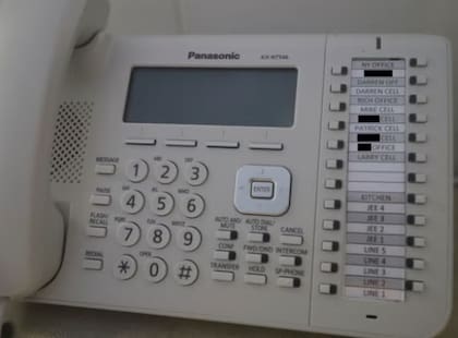 El teléfono fijo de Epstein