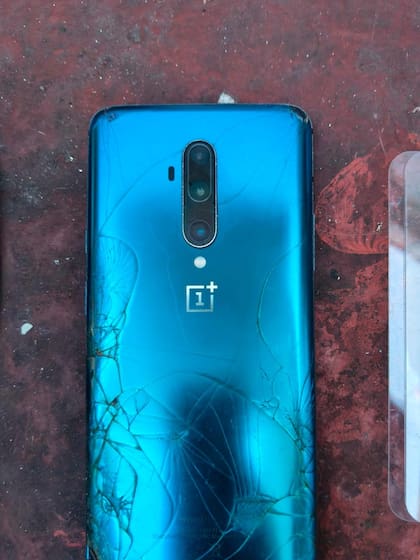 El teléfono secuestrado en el operativo