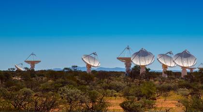 El telescopio ASKAP en Australia es único en su tecnología (Foto: CSIRO)