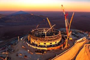 El Telescopio Extremadamente Grande está siendo construido en el desierto de Chile.