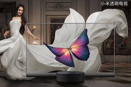 El televisor transparente de Xiaomi, em Mi TV Lux, una pantalla de 55 pulgadas FullHD