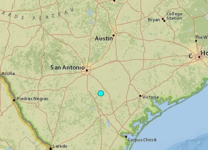 El temblor más fuerte de las últimas 24 horas en territorio continental estadounidense fue uno ocurrido cerca de Falls City, Texas