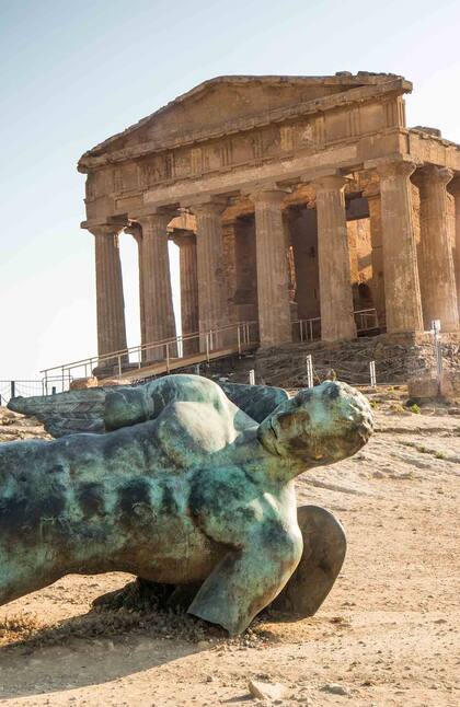 El templo de la Concordia en Agrigento.