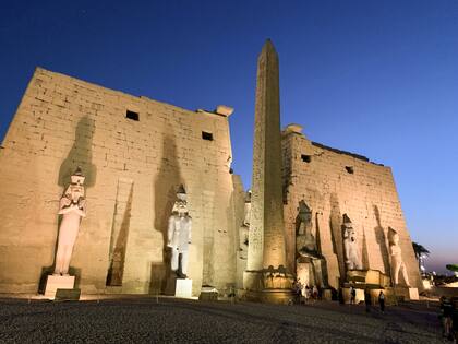 El templo de Luxor, Egipto