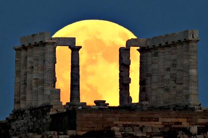 El Templo de Poseidón en Grecia