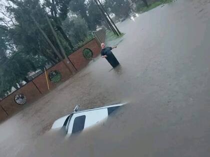El temporal en Zárate