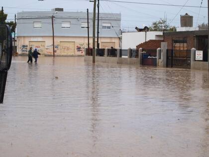 Comodoro Rivadavia bajo el agua en 2017 (Foto: Facebook Radio del Mar)