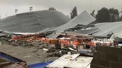 El temporal que azotó a Bahía Blanca el 16 del actual afectó ferozmente el gimnasio del Club Bahíense del Norte, donde murieron 13 personas