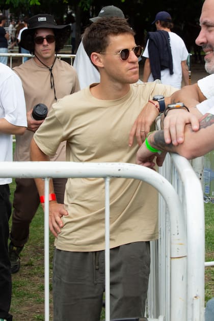 El tenista Diego Schwartzman acompañó a su amigo, Adolfo Cambiaso