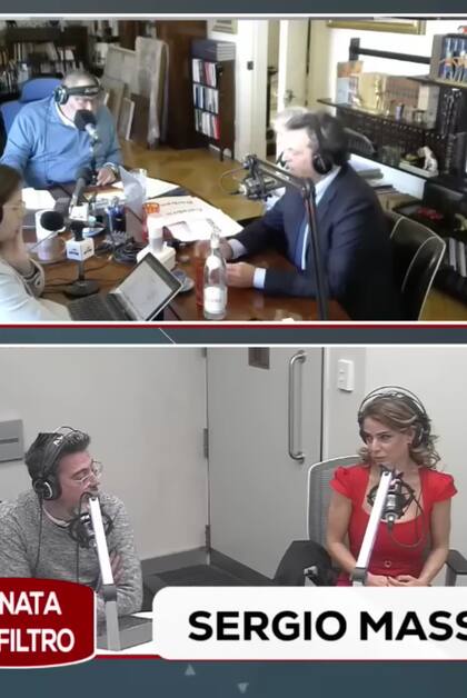 El tenso cruce entre Sergio Massa con el periodista Barbano en el programa de Jorge Lanata