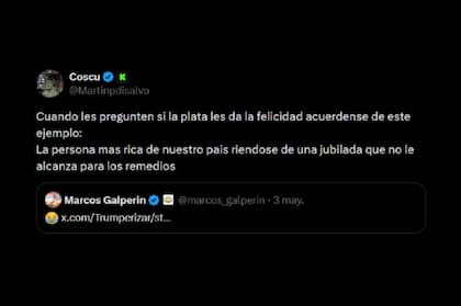 El tenso ida y vuelta entre Marcos Galperin y Martín Disalvo por los dichos de una jubilada que no llega a fin de mes