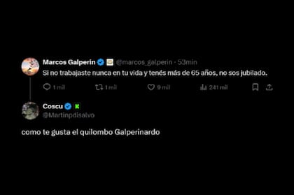 El tenso ida y vuelta entre Marcos Galperin y Martín Disalvo por los dichos de una jubilada que no llega a fin de mes