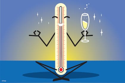 El termómetro brinda después de cerrar un mes de diciembre sin temperaturas extremas y con buen tiempo para las fiestas