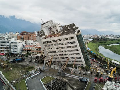 El terremoto de principios de abril en Taiwán produjo severos destrozos (Photo by Billy H.C. Kwok/Getty Images)
