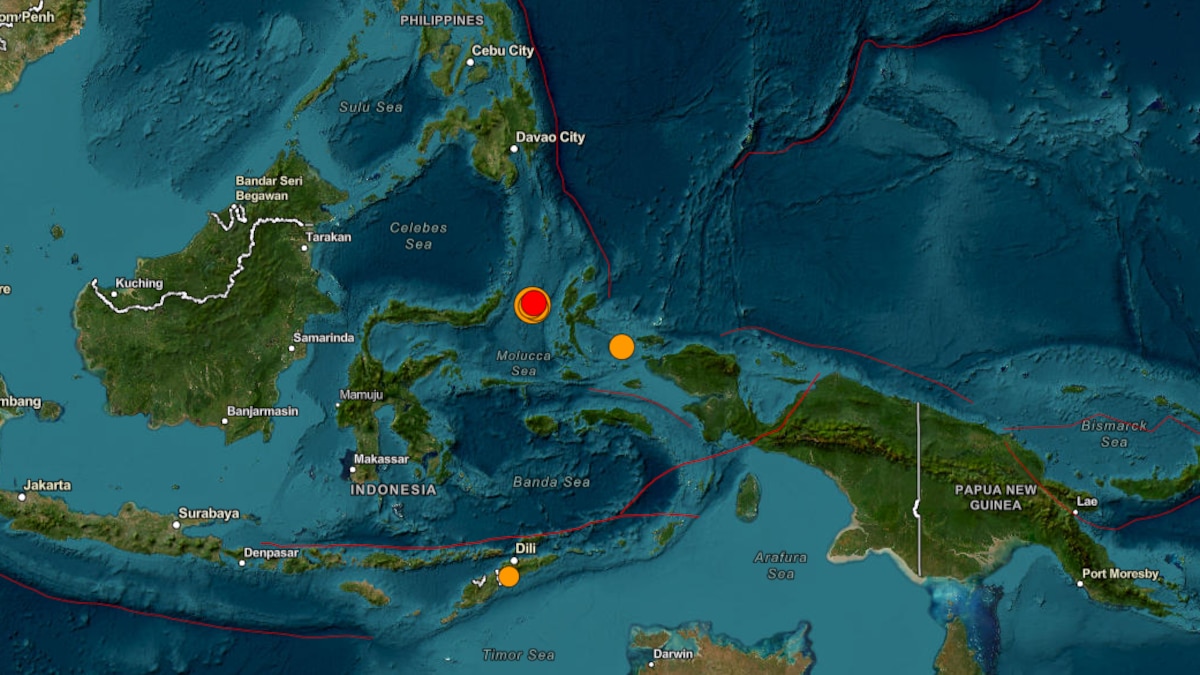 Un fuerte terremoto de magnitud 7.4 sacudió las costas de Indonesia - LA NACION