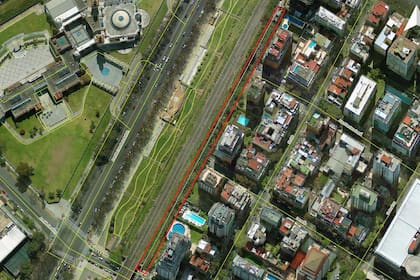 El terreno tiene 3014,36 m2 y está ubicado en Avenida del Libertador 3880