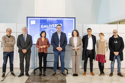 Funcionarios del área de cultura de Galicia presentaron el proyecto de la nueva instalación de realidad virtual "Galiverso. El viejo Portomarín"