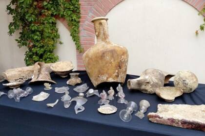 El tesoro fue exhibido en una conferencia de prensa el jueves pasado