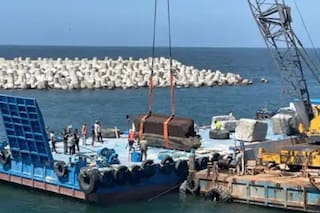 Recuperan del mar una de las siete maravillas del mundo antiguo