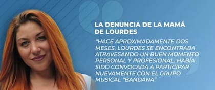 El testimonio de la mamá de Lourdes al radicar la denuncia por la desaparición de su hija