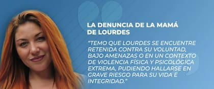 El testimonio de la mamá de Lourdes al radicar la denuncia por la desaparición de su hija