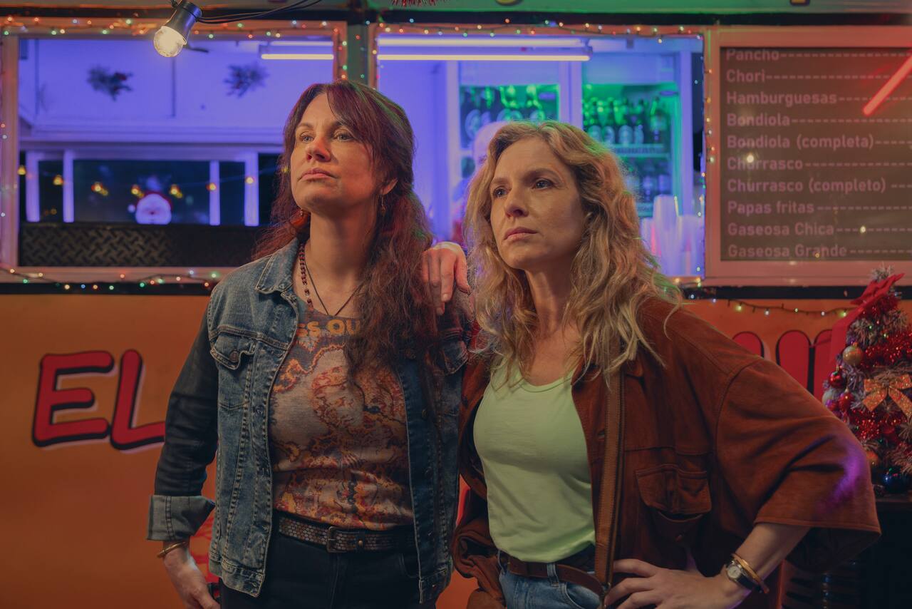 Carla Peterson y Nancy Dupláa en escena