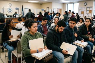 El grupo de inmigrantes que entra en la lista de indocumentados por los retrasos del Uscis