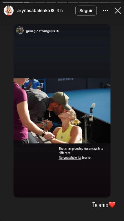 El tierno intercambio de la pareja en redes sociales