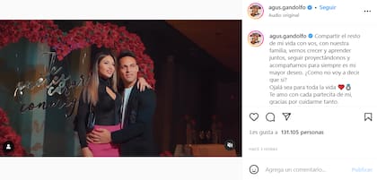 El tierno mensaje de Agustina Gandolfo tras la propuesta de casamiento de Lautaro Martínez