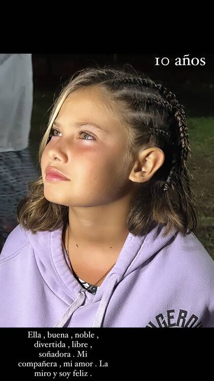 El tierno mensaje de Sabrina Rojas a su hija Esperanza