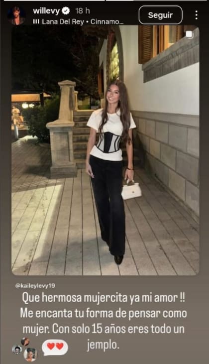 El tierno mensaje de William Levy a su hija