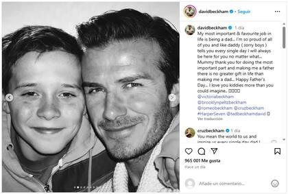 El tierno posteo de David Beckham para sus cuatro hijos, más allá de todas las disputas que enfrenta la familia por estos días