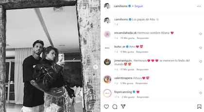 El tierno posteo de la pareja en Instagram