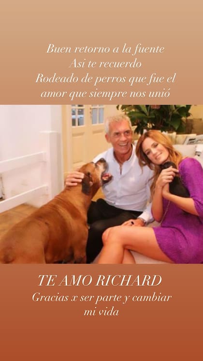 El tierno posteo de Paula Chaves tras la muerte de Ricardo Piñeiro