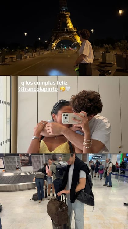 El tierno saludo de Maia Raficco a Colapinto