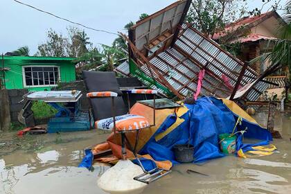 El tifón Molave pasó por Filipinas y causó graves daños