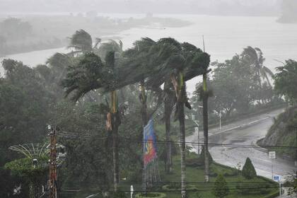 Hasta el momento el tifón mató a 9 personas y continúa la búsqueda de las que están desaparecidas