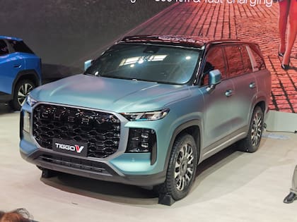 El Tiggo V, SUV que Chery mostró en el salón