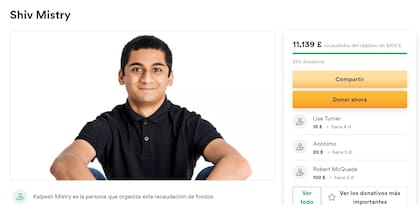 El tío del joven creó una campaña de donativos para la organización benéfica Anaphylaxis UK.