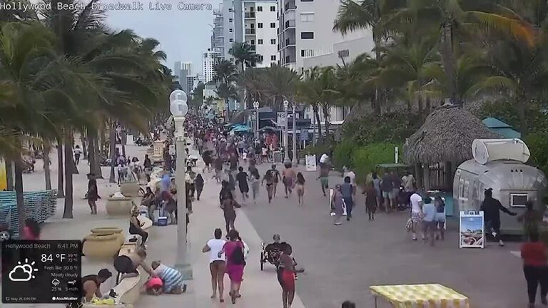 Miami shooting: At least nine injured in shooting in middle of Hollywood Beach
