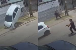Cómo fue la dramática persecución entre policías y delincuentes en Merlo